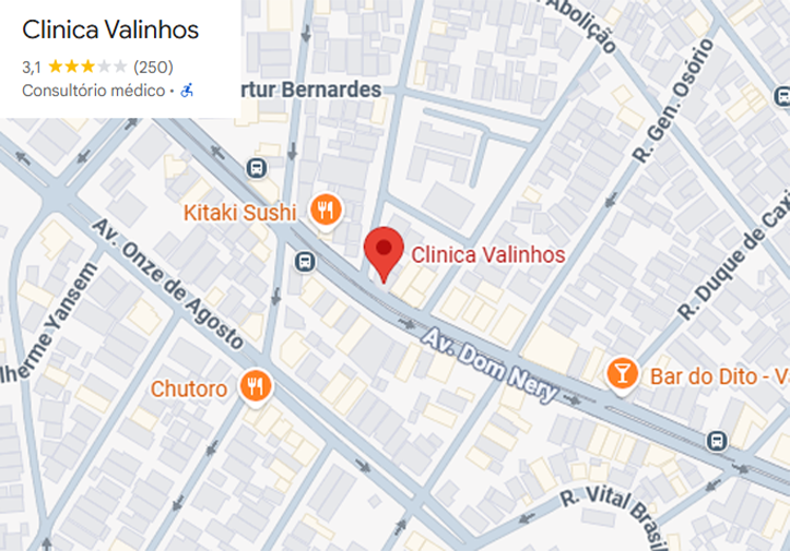 Mapa da localização